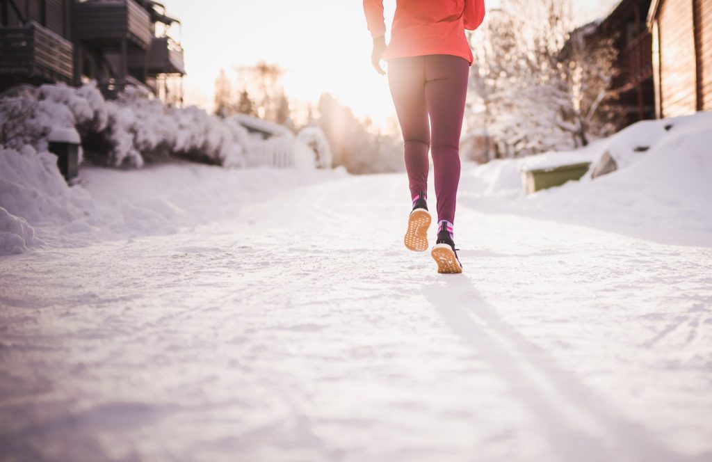 correr ao frio